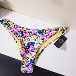 RELLECIGA BNWT Hi Cut Floral Bikini Bottom - M